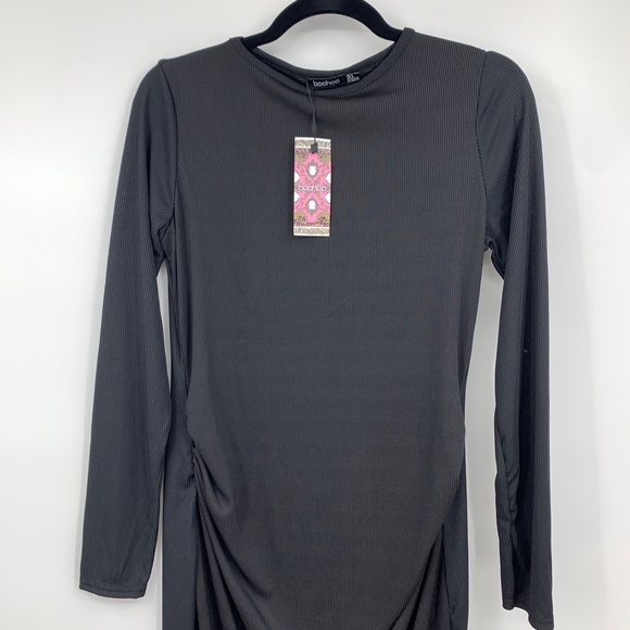 Boohoo Maternity 4 dress Long Sleeve basis‎ ribbed - Picture 3 of 6